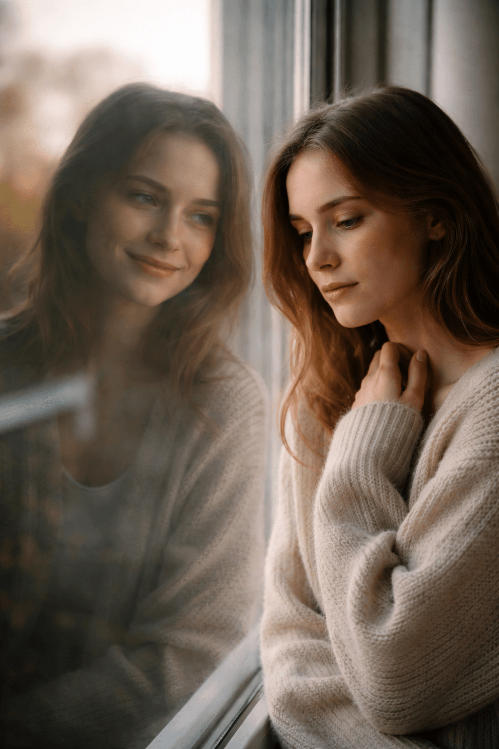 Calm therapy setting with journal and coffee