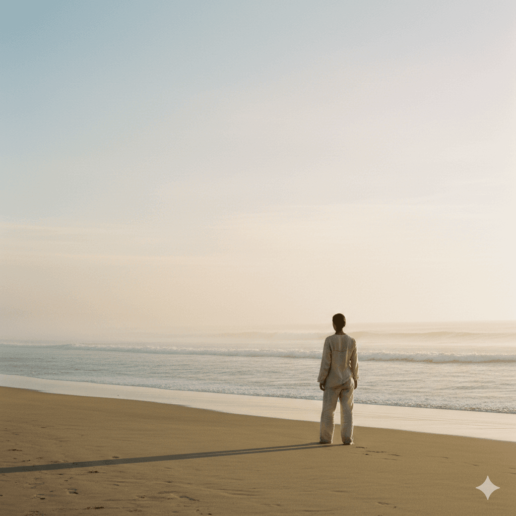 Peaceful floral arrangement representing growth and healing